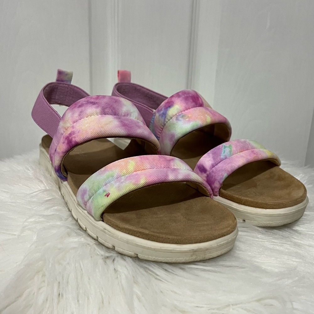 💗 Cat & Jack‎ - Girls Tie Dye Slip on Sandals